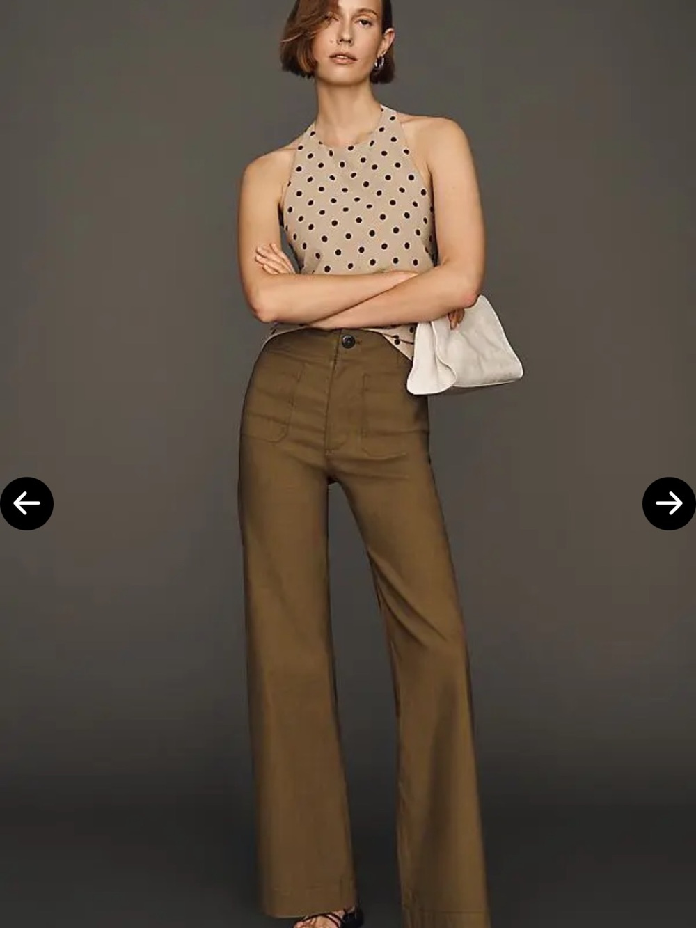 Anthropologie Maeve Collette High-Rise Wide-Leg Full Length Pants